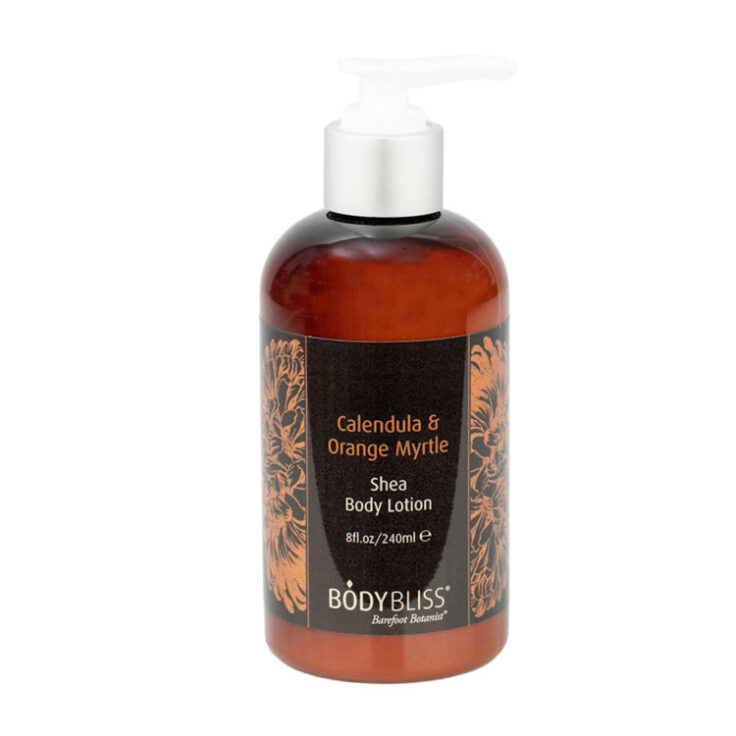 calendula orange myrtle Shea Body Lotion